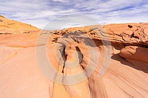 Above Lower Antelope Canyon