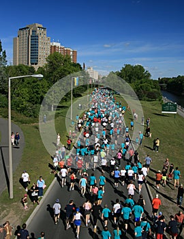 Above Marathon Runners