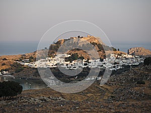 Above the modern town rises the acropolis of Lindos, a natural citadel which was fortified successively by the Greeks, the Romans