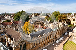 Above Oxford. England