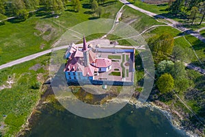 Above the Priory Palace, May day. Gatchina