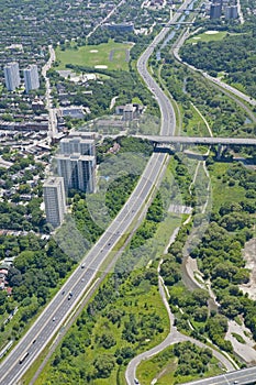 Above Toronto - Don Valley Parkway