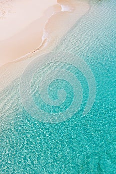 Above view at anguilla beach