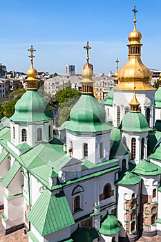 Above view of edifice of Saint Sophia Cathedral