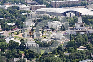 Above view at Fountain of Friendship of Peoples