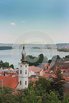 Above view of the Zemun quarter