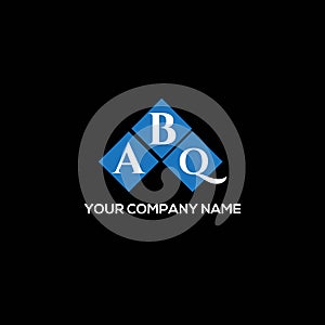 ABQ letter logo design on BLACK background. ABQ creative initials letter logo concept. ABQ letter design photo