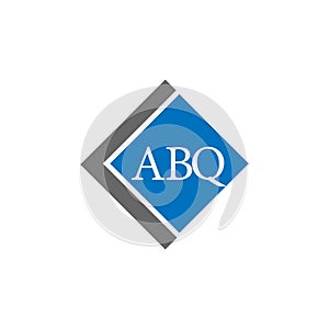 ABQ letter logo design on white background. ABQ creative initials letter logo concept. ABQ letter design photo