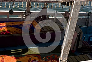 Abra boat details at port khaled in Sharjah, UAE