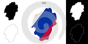 Abra outline map