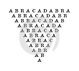 Abracadabra, a magic word and protective incantation on amulets