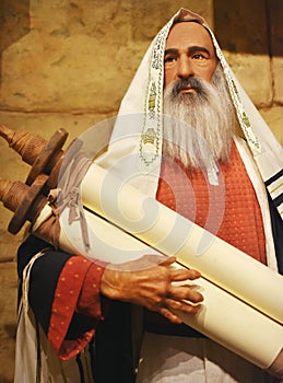 Abraham Holding Scroll