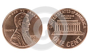 Abraham Lincoln cent coin