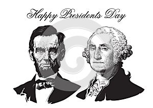 Abraham Lincoln and George Washington photo