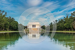 Abraham Lincoln Memorial in Washington DC, USA