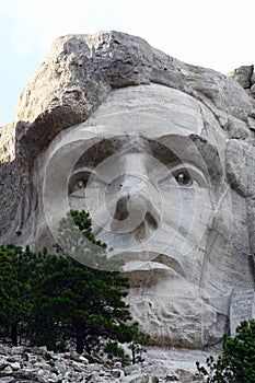 Abraham Lincoln at Mount Rushmore photo