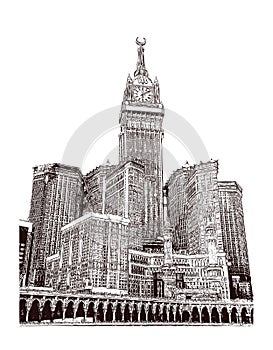 Abraj Al-Bait Towers in Mecca Saudi Arabia