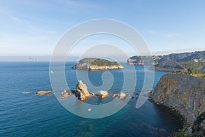 Abrupt Javea coastline