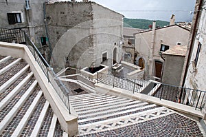 Abruzzo Town Scenics - Mosaic Steps