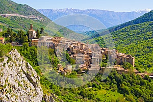 Abruzzo traditional medieval villages, Italy photo