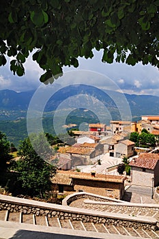 Abruzzo typical village photo