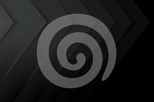 Abastract black background. Geometri dark pattern. Vector design backdrop