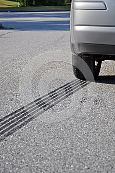 ABS Emergency braking tracks