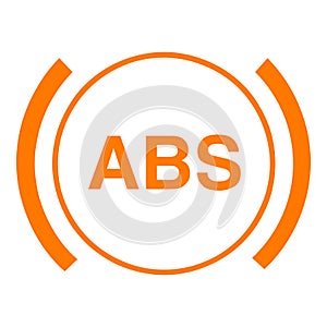ABS symbol icon illustration