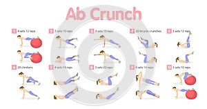 Abs workout set.