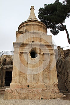 Absalom tomb. Jerusalem. Israel