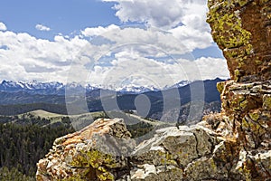 High mountain Absaroka mountains Range photo