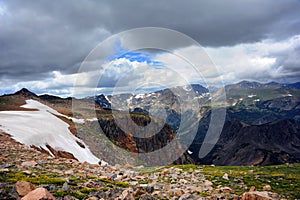 Absaroka Mountains in Beartooth Pass photo