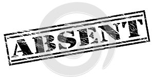 Absent stamp