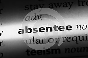 absentee