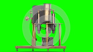 absolute electrometer with green background