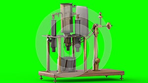 absolute electrometer with green background