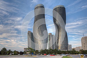 The Absolute World, futuristic condominiums found in Mississauga, Canada