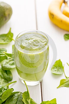 Absolutely Amazing Green Avocado Smoothie, Made with Fresh Avocados, Banana, Lemon Juice and Non Dairy Almond Milk