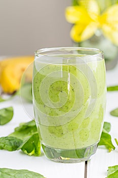 Absolutely Amazing Tasty Green Avocado Shake or Smoothie, Made with Fresh Avocados, Banana, Lemon Juice and Non Dairy Milk