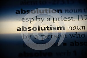 Absolutism photo