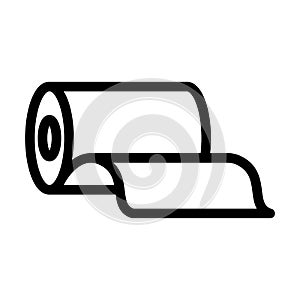 absorbent compress dressing first aid line icon vector illustration