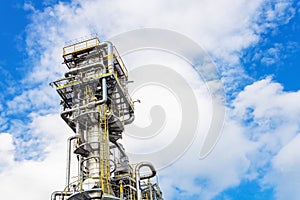 The absorption column of the gas processing plant