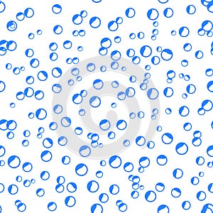 Absract Flat water Bubbles Seamless pattern.