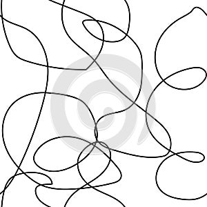 Absrtact curve line seamless pattern