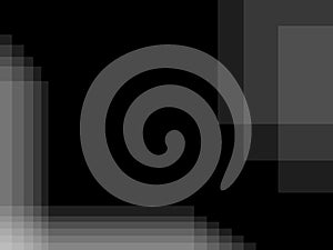 Abstack squares black and grey background ilustration