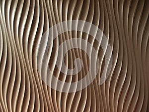 Abstact wave curve pattern on wall