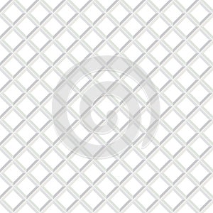 Abstarct geometric seamless white pattern. Checkered texture