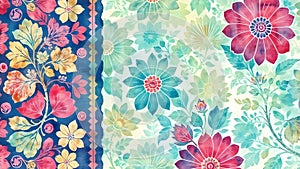 Abstrack pattern of Indonesian batik sarong