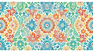 Abstrack pattern of Indonesian batik sarong