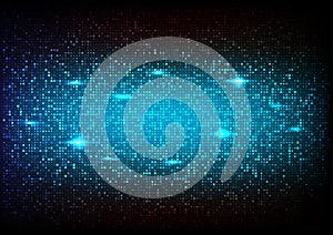 square dots blue background